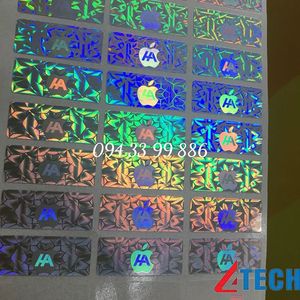 Etiquetas holográficas antifalsificación para embalaje de certificados 3D personalizadas con impresión láser - Product Image 4