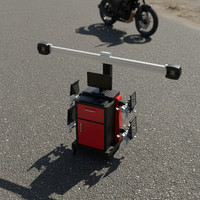 Machine d'alignement de roues 3D pour automobile avec fonction de suivi automatique et affichage des paramètres de réglage