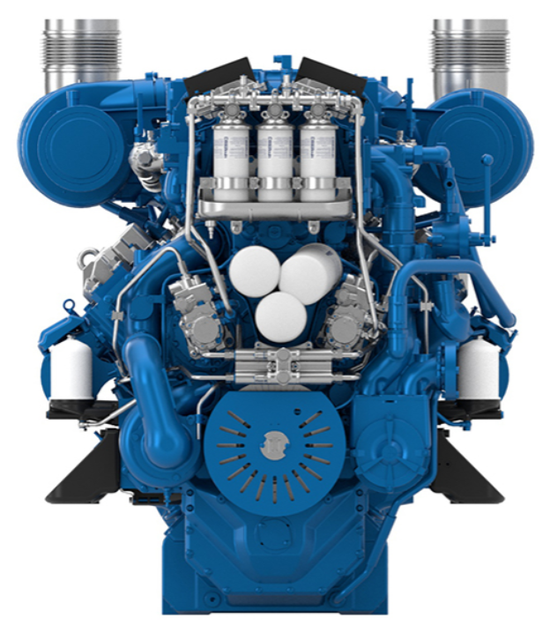 High Quality Weichai1200hp 12M26.3 Series 12 Cylinders Baudouin Inboard Marine Engine