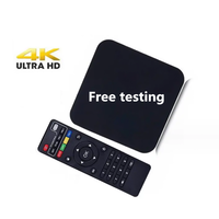 TV98 ATV PLUS STB 8K Streaming Smarter Set-top Box Premium Google Android 12 Pro TV Box Europe France Allemagne Livraison gratuite