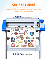 Plotter de Corte de Vinilo de Alta Precisión Yinghe YH-630MG, Ancho de Corte de 630 mm para Etiquetas Adhesivas y Corte Publicitario