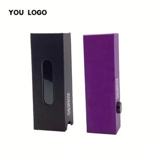 Slide Drawer Box Custom Logo 1ml Packaging for Child Resistant Cardboard Box With <b>Clear</b> Plastic Window - Product Image 6