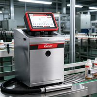 Imprimante jet d'encre à petits caractères certifiée CE, directement de l'usine |   Écran tactile, codage automatique de la date/du lot pour les lignes de production