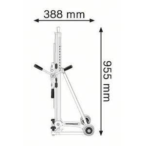 Support de colonne GCR 350 pour carottier GDB 350 CE - Product Image 4