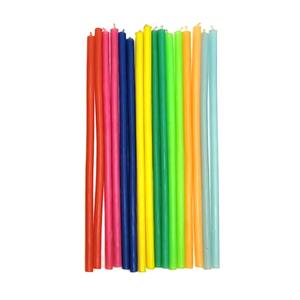 Natural Honey Aroma Smokeless Beeswax <b>Taper</b> <b>Candles</b> Pure Beeswax Honey Scented Tall Thin Wedding Centerpieces Table Decorations - Product Image 3