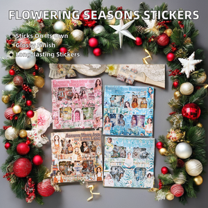 100pieces PET Waterproof Self-adhesive Die-cut <strong>Sticker</strong> Box <strong>for</strong> Crafts Scrapbooking Supplies Junk <strong>Journals</strong> - Product Image 4