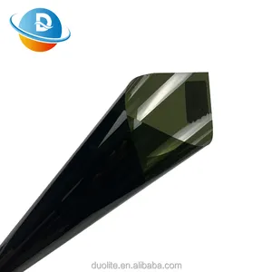 Manufacturer 1.52*30 m PET material solar 2 ply window tint film black dyed film car window glass protect privacy