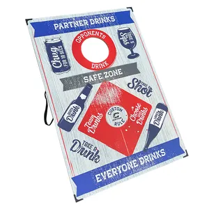 Outdoor Wooden Cornhole Lightweight Empty Cornhole Bags Suppliers Game Set