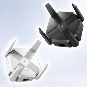 Répéteur WiFi AC1200 Bi-bande 5GHz 2.4GHz avec 4 Antennes, Amplificateur de Signal, Mode AP WPS et Port LAN pour la Maison - Product Image 1