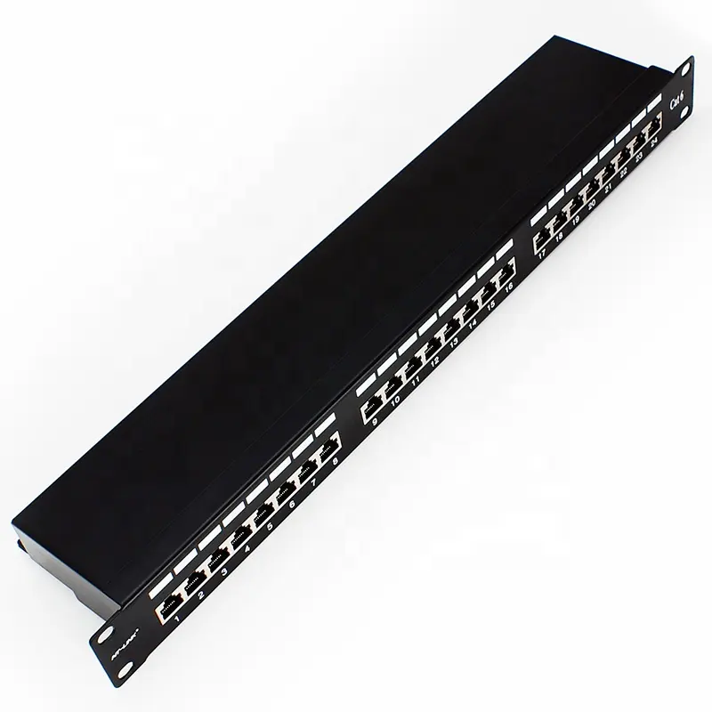 NT-LINK Ethernet Patch Panel RJ45 24port 48port 110/Krone/Dual IDC 19 "rak Mount Panel Patch jaringan