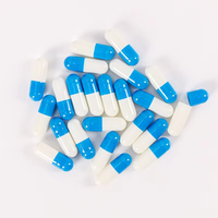 Capsules vides en HPMC à enrobage entérique avec couleur et logo personnalisés, plusieurs tailles disponibles pour l'emballage de poudres