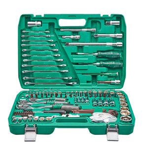 ZHCY 121-Piece <b>Ratchet</b> <b>Socket</b> Wrench Set Chromium Vanadium Steel Car Repair Tool Kit Green Case - Product Image 5