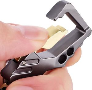Carabiner Clip Car Key Chain Bottle Chains Heavy Duty Tactical Key Chain Bottle Opener 2 Key Rings for Men Women - Product Image 4