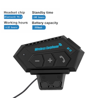 Auriculares Inalámbricos para Casco, Sistema de Comunicación Manos Libres, Impermeables, BT12, Auriculares Inalámbricos para Motocicleta