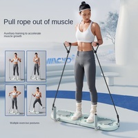 Tabla de Flexiones 3 en 1 Macyo con Contador Inteligente LCD, Tabla de Flexiones Plegable con Bandas de Resistencia, Capacidad de 300 kg, Uso Doméstico