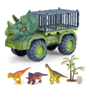 Camión de Transporte de Dinosaurios, Juguete de Ingeniería para Niños de 4 a 6 Años, Coche de Juguete para Niños, Transportador de Animales - Product Image 5