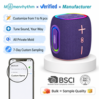 Haut-parleur Bluetooth portable sans fil avec personnalisation de marque, éclairage vibrant, son subwoofer puissant et longue autonomie pour cadeaux d'entreprise