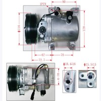 Compresseur de climatisation automobile neuf JSR12T401002 pour voiture 803100AV21XA pour Great Wall C50 Haval H6 PV4