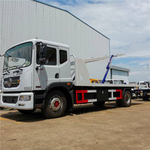 Camion <span class=keywords><strong>de</strong></span> remorquage à plat Chariot élévateur à roues Lit plat Voiture Hauler One Towing Three Car Carrier Road Recovery Rollback Tow Truck Flatbed Wrecker - Product Image 1