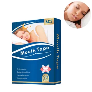 discount 90pcs 120pcs per box x shaped anti snore strips for sleeping nasal breathing private label breathable mouth tape