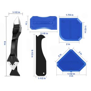 Caulking <b>Tool</b> Caulk Remover <b>Silicone</b> 5 in One <b>Tools</b> 3 1 Repair Construction Spatula Finishing Kit Set Smoother Scraper - Product Image 4