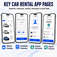 Développement d'une application de location de voitures fiable pour iOS et Android avec catalogue de véhicules, calendrier d'availability LionCreate