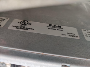 Convertisseur de fréquence EATON SVX9000 30HP, 480V N1 E/BR Chop Alfa <span class=keywords><strong>Pnl</strong></span> modèle SVX050A1-4A1N1 PX0087411N 50A 25kW authentique d'origine VFD - Product Image 4