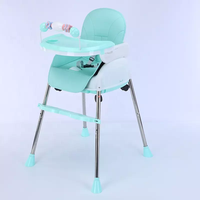 2023 chaise haute multifonctionnelle confortable pour l'alimentation de bébé/chaise haute à coussin Portable pour bébé et enfant