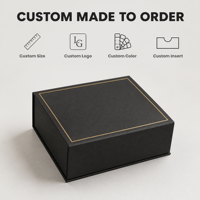 Boîte cadeau magnétique de luxe avec logo personnalisé, finition brillante, pliable, rigide, pour cadeau de mariage, emballage de bijoux