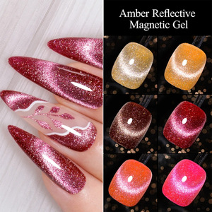 ชุดยาทาเล็บเจลสูตรน้ำ 6 สี ยี่ห้อ <span class=keywords><strong>Vendeeni</strong></span> Design สำหรับแบรนด์ส่วนตัว ใช้กับหลอดไฟ LED ดีไซน์แบบตาแมวสไตล์ฝรั่งเศส - Product Image 3