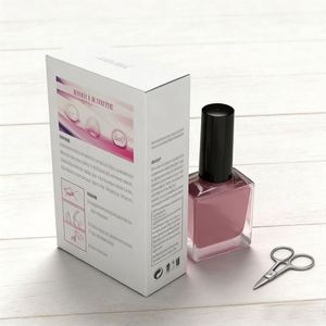 Boîte à vernis à ongles gaufrée personnalisée avec surface en relief, conception gratuite, pour marques de beauté - Product Image 2