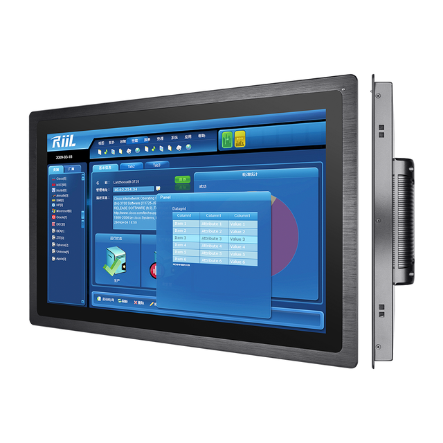 10~21.5 Inch 1000 Nits High Brightness TFT LCD Display IP65 Waterproof Wide Temp. -20°C~70°C Industrial Grade PCAP Touch Monitor