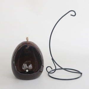 <span class=keywords><strong>Pot</strong></span> <span class=keywords><strong>suspendu</strong></span> créatif en céramique transformée au four, <span class=keywords><strong>pot</strong></span> à succulentes en argile grossière, ornement, île flottante intérieure, art en fer <span class=keywords><strong>suspendu</strong></span>, micro - Product Image 2