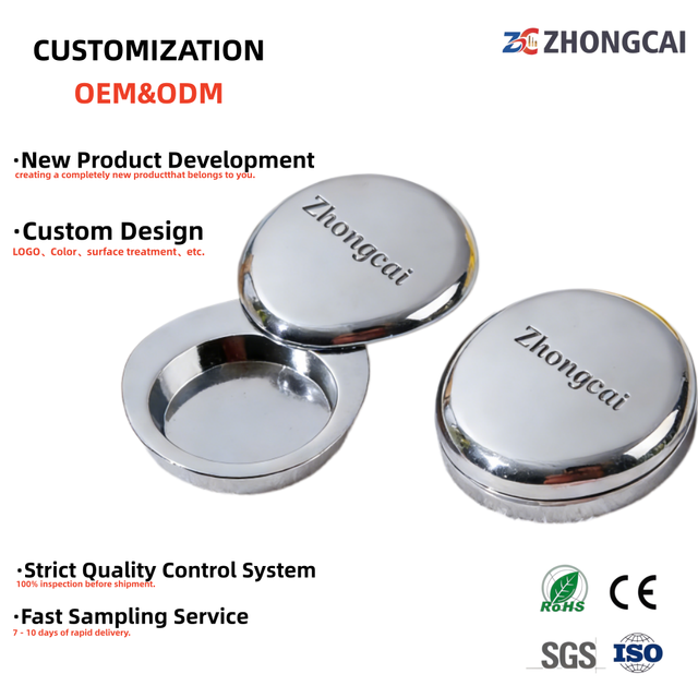 Best Selling Zinc Alloy Solid Perfume Box Shell Shaped Balm Container Unique Metal Boxes