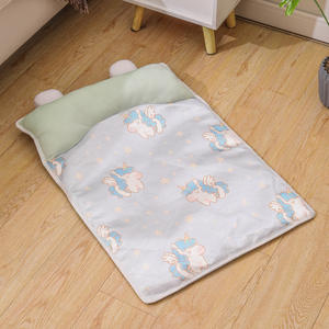 Tapis d'été pliable en soie glacée, style dessin animé, lit pour animaux de compagnie pour petits et moyens chiens et chats - Product Image 5