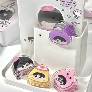 Personnalisé mignon Kawaii dessin animé <span class=keywords><strong>Anime</strong></span> PP acrylique trombones personnalisé papeterie Clips pour Sublimation pour une utilisation en classe de bureau - Product Image 1
