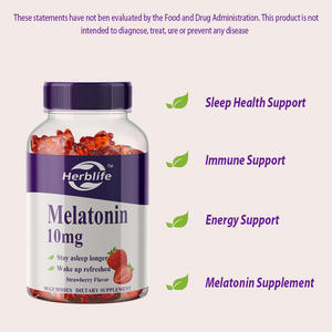 Gomitas de Melatonina de 10 mg OEM/ODM, Ayuda para Dormir para Adultos, Suplementos de Melatonina para el Sueño, 90 Gomitas con Sabor a Fresa - Product Image 3