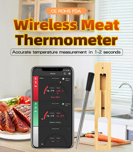 Thermomètre alimentaire sans fil Bluetooth CXL001 avec <span class=keywords><strong>sonde</strong></span> rechargeable et surveillance par application pour la <span class=keywords><strong>cuisson</strong></span> <span class=keywords><strong>de</strong></span> la viande au barbecue et la pâtisserie - Product Image 6