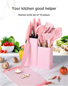 Conjunto de Utensílios de Cozinha de Silicone com 19 Peças por Atacado com Faca, Acessórios e Gadgets para Cozinhar - Product Image 5