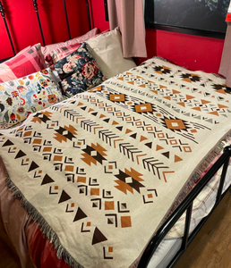 <span class=keywords><strong>Bohemian</strong></span> hint kanepe dekoratif % 40% pamuk % 60% polyester kamp dokuma goblen battaniye - Product Image 2