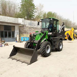 Nouveau modèle de machines de terrassement les moins chers Nouveau petit mini chargeur-pelleteuse remorquable bon marché - Product Image 3