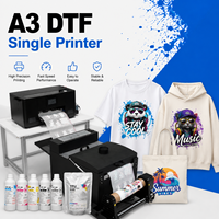 Imprimante DTF XM-301 A3, imprimante de transfert DTF, agitateur de poudre automatique, machine d'impression sur film PET pour l'impression sur t-shirts, casquettes, sacs fourre-tout