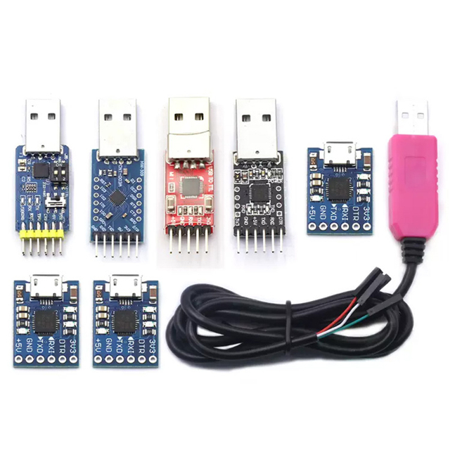 1pcs Cp2102 Usb To Uart Ttl Module Upgrade Board Ubs To Serial Port Stc Microcontroller Download Brush Machine Six In One Uart