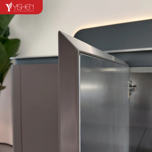 Chất lượng cao hoàn chỉnh thép không gỉ Modular tủ bếp mềm-đóng tủ với không thấm nước đảo nhôm xử lý - Product Image 2