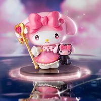 Caja Sorpresa de la Serie Mago de la Noche Estrellada Kawaii Kuromi Hello Kitty, Muñeca de Juguete de Moda, Adorno de Escritorio, Regalo de Cumpleaños
