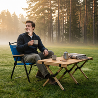 Chaise de plage pliable portable légère à cadre métallique moderne en PVC Ripstop, vente en gros d'usine, qualité supérieure pour camping et pique-nique