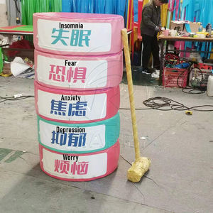 Jeux sportifs gonflables de coordination et d'équilibre Carnival Step-by-step Rising Fun pour le team building - Product Image 4