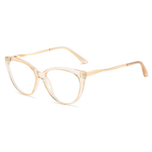 Nuovi arrivi 2024 alta qualità Tr90 triangolo occhio di gatto Anti blu occhiale ottico piccola montatura donna - Product Image 5