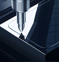 Protection d'écran en verre trempé japonais ultra-fin 9H de qualité supérieure, personnalisée, étanche, couverture intégrale 3D Radian pour [appareil]