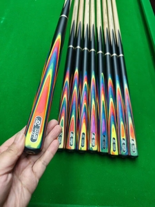 Venta al por mayor 57 ''Ash Wood Carbon Cue Stick 3/4-PC Billiard Snooker con junta <span class=keywords><strong>de</strong></span> latón Buena relación calidad-precio para jugadores <span class=keywords><strong>de</strong></span> <span class=keywords><strong>billar</strong></span> - Product Image 2